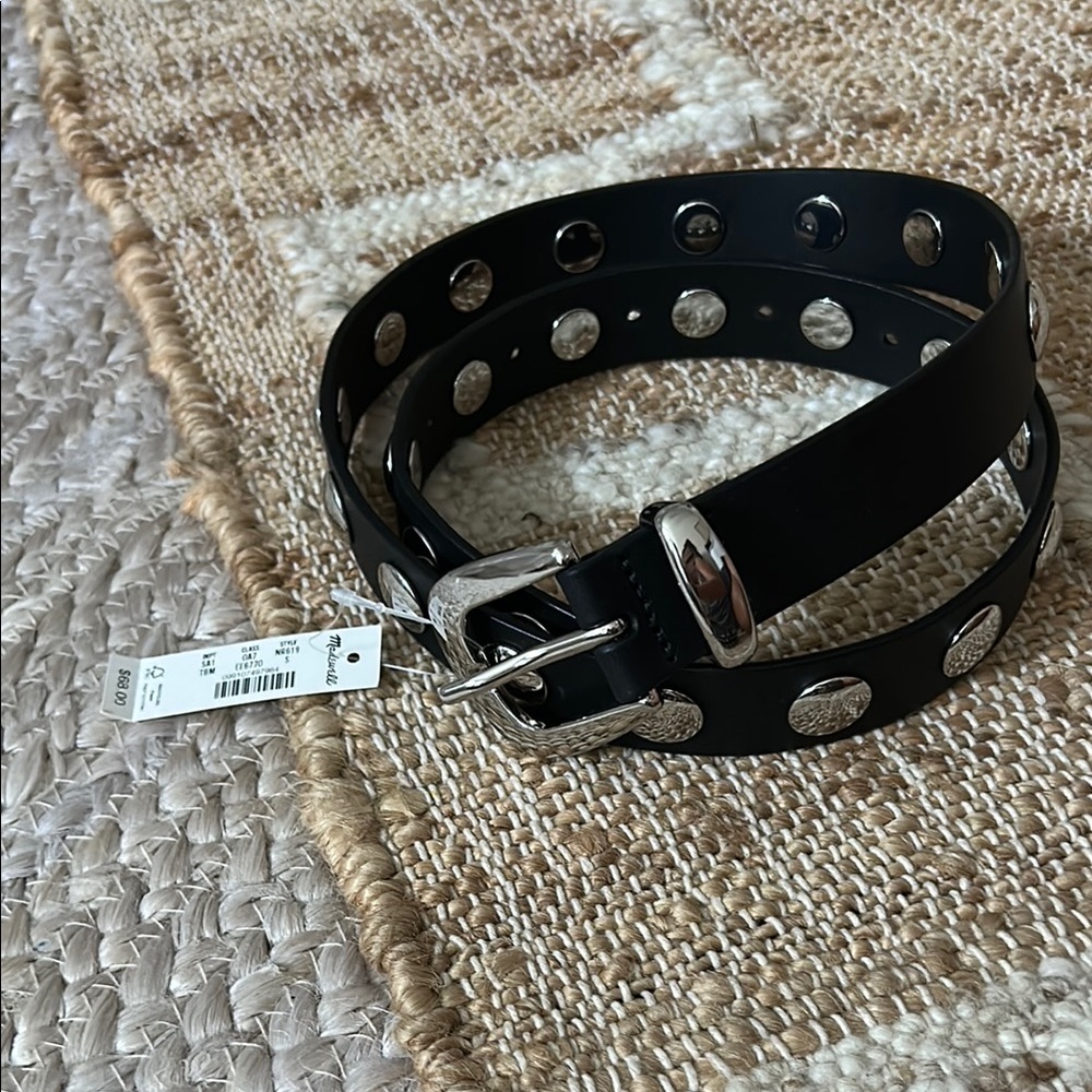 NWT Madewell Studded Western Belt size Small